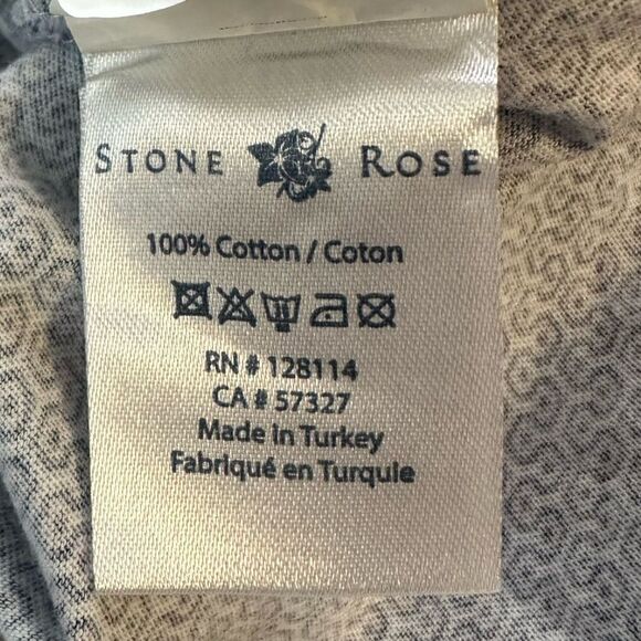 Stone Rose Size 6 (XXL) Short Sleeve Sport Performance Shirt Blue-Pink Design - Picture 4 of 9